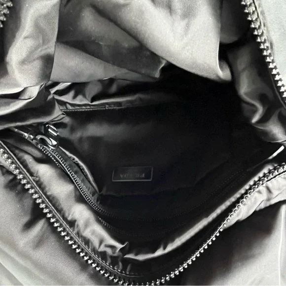 Prada Authentic Logo Stripe Messenger Bag Tessuto - Picture 14 of 16